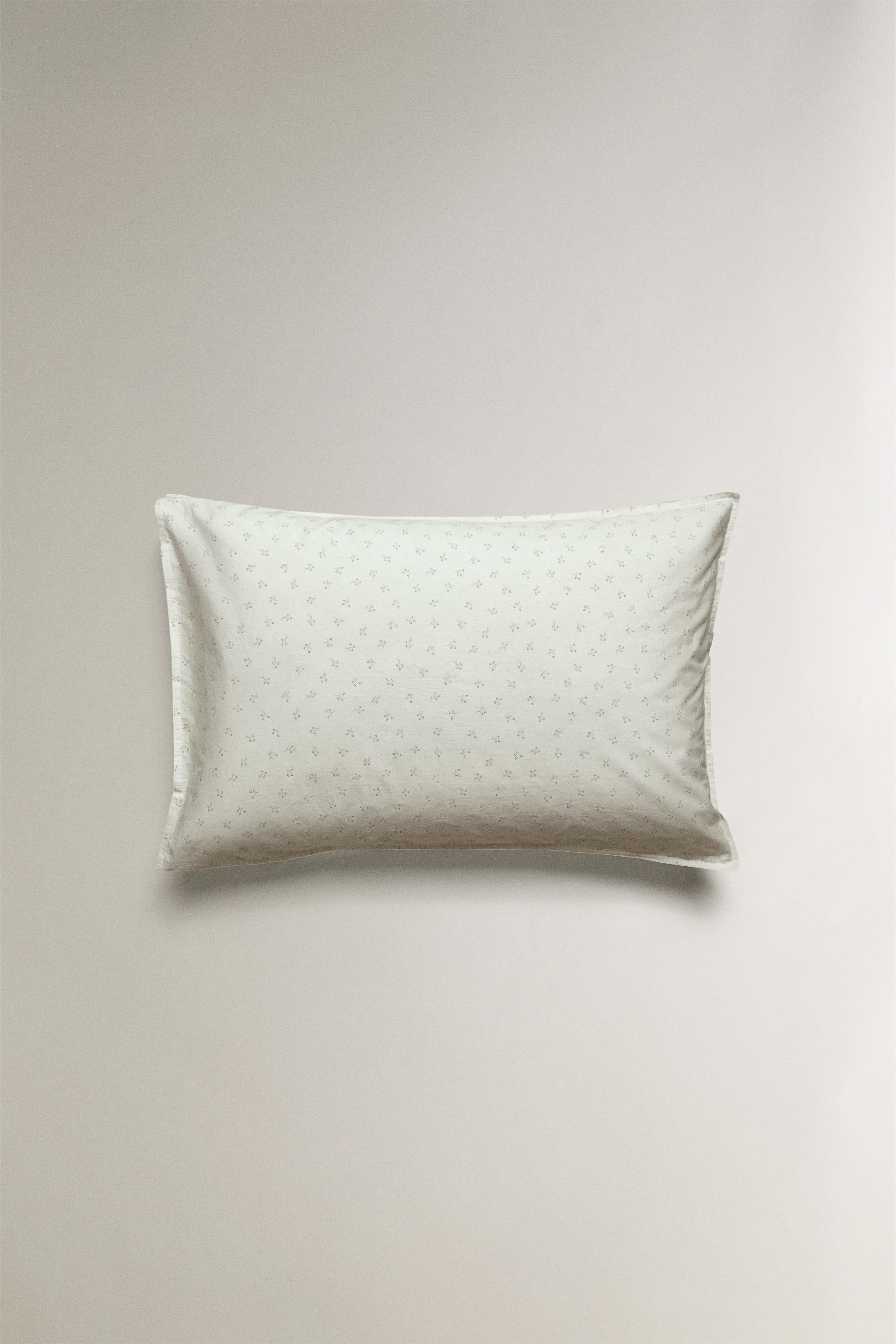 CHILDREN'S COTTON PILLOWCASE WITH MINI FLOWERS